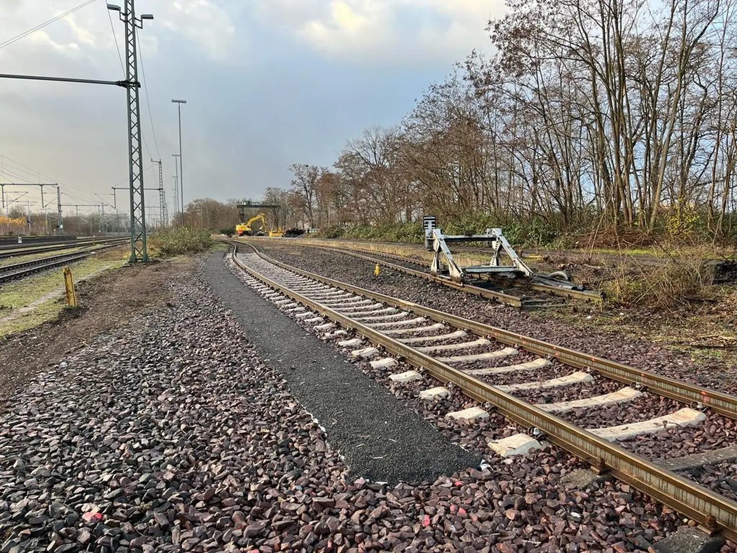 Gleisbau durch die BTH Bahn und Tiefbau GmbH