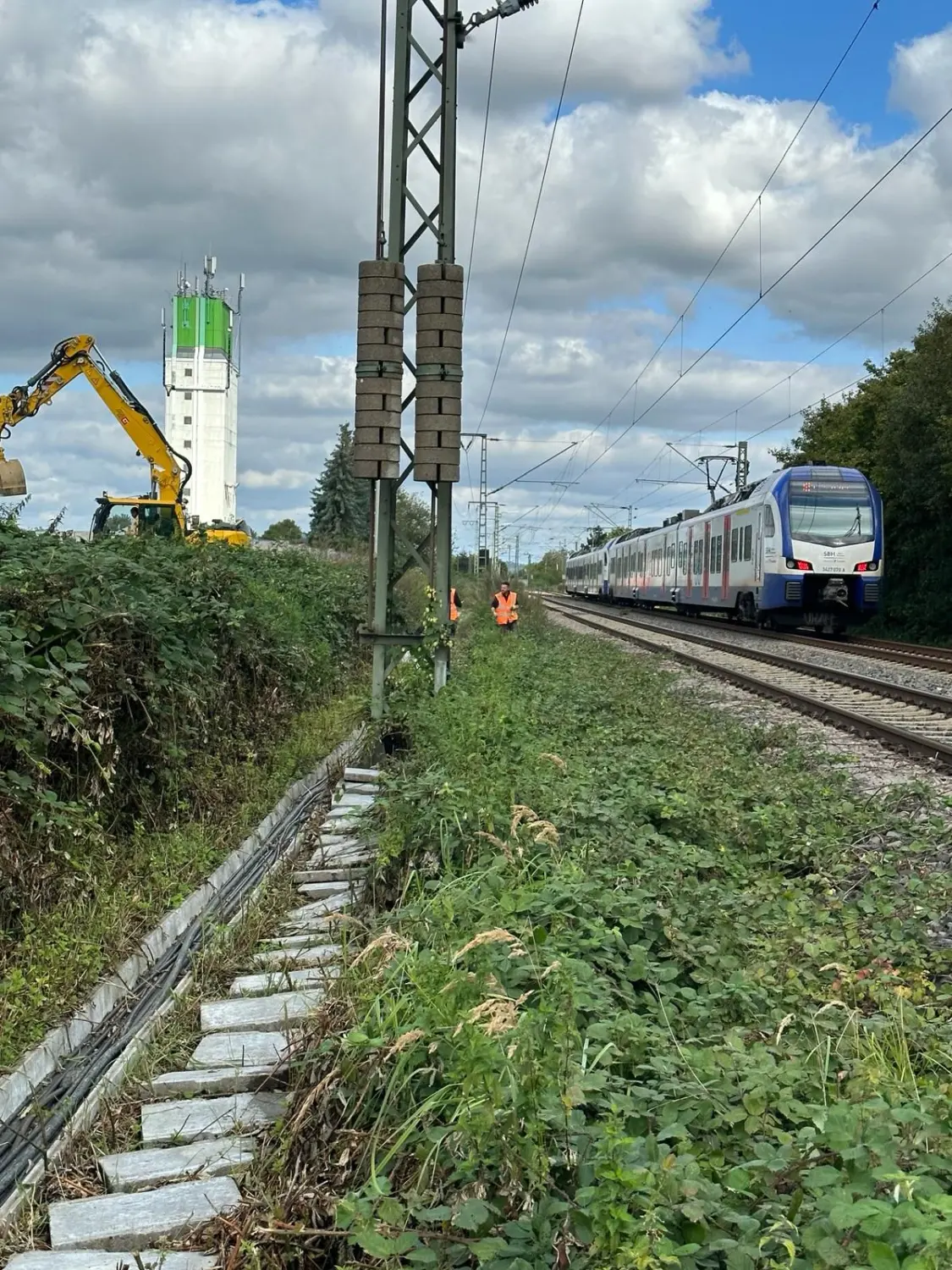 Gleisbau durch Ronnenberg/Vörie die BTH Bahn und Tiefbau GmbH