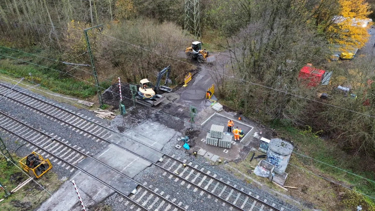 Gleisbau durch Ronnenberg/Vörie die BTH Bahn und Tiefbau GmbH