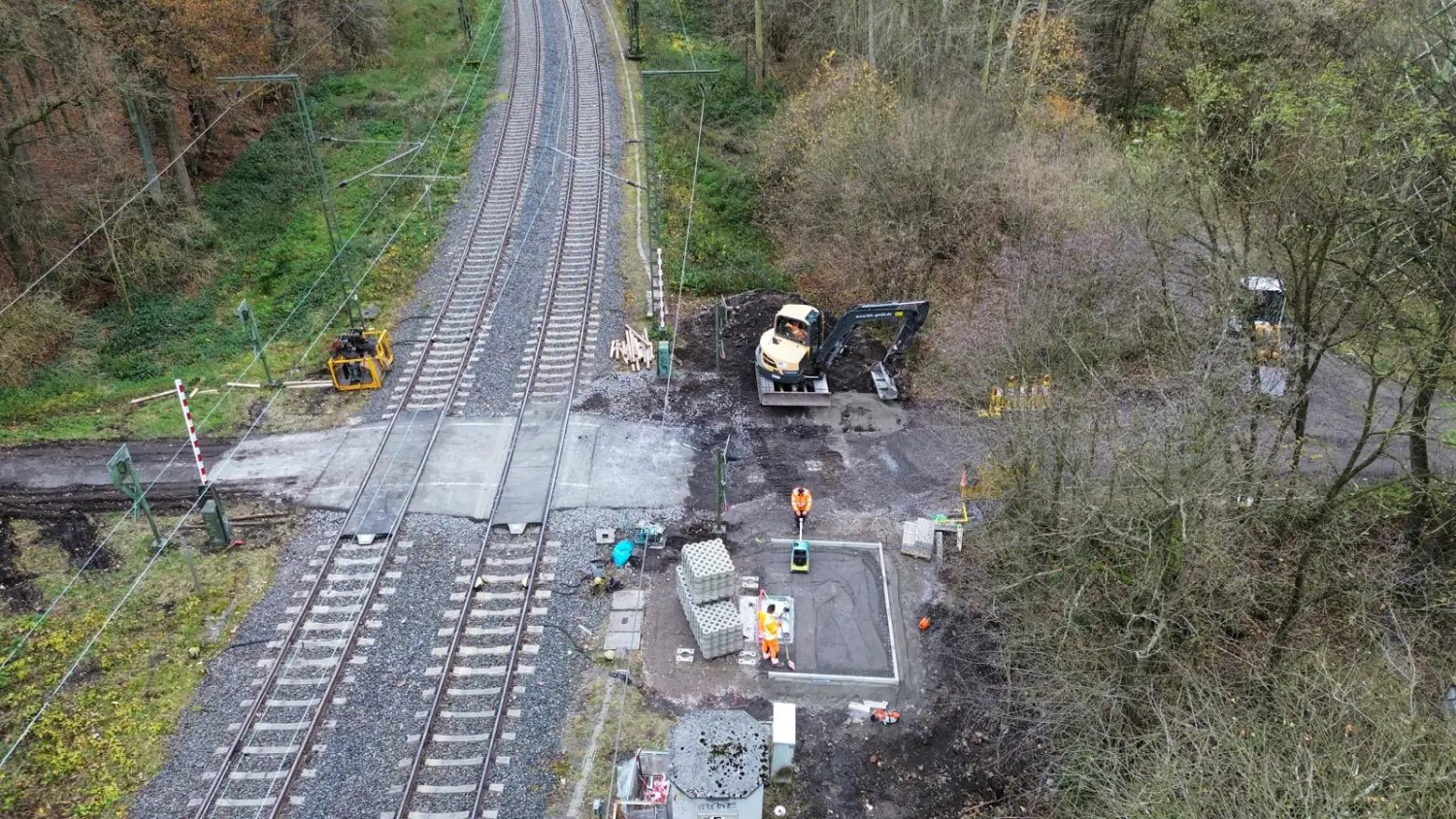 Gleisbau durch Ronnenberg/Vörie die BTH Bahn und Tiefbau GmbH