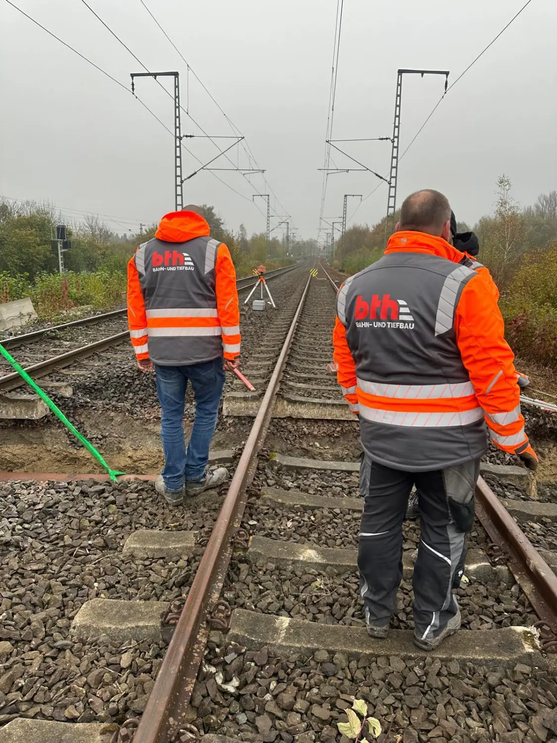 Gleisbau durch Ronnenberg/Vörie die BTH Bahn und Tiefbau GmbH