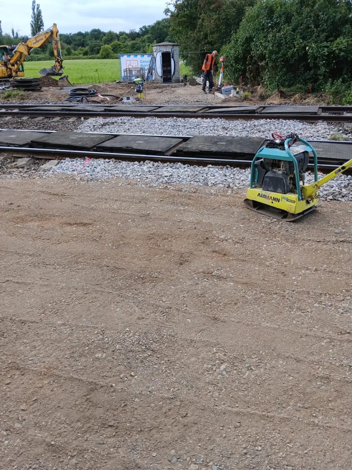 Gleisbau durch Ronnenberg/Vörie die BTH Bahn und Tiefbau GmbH