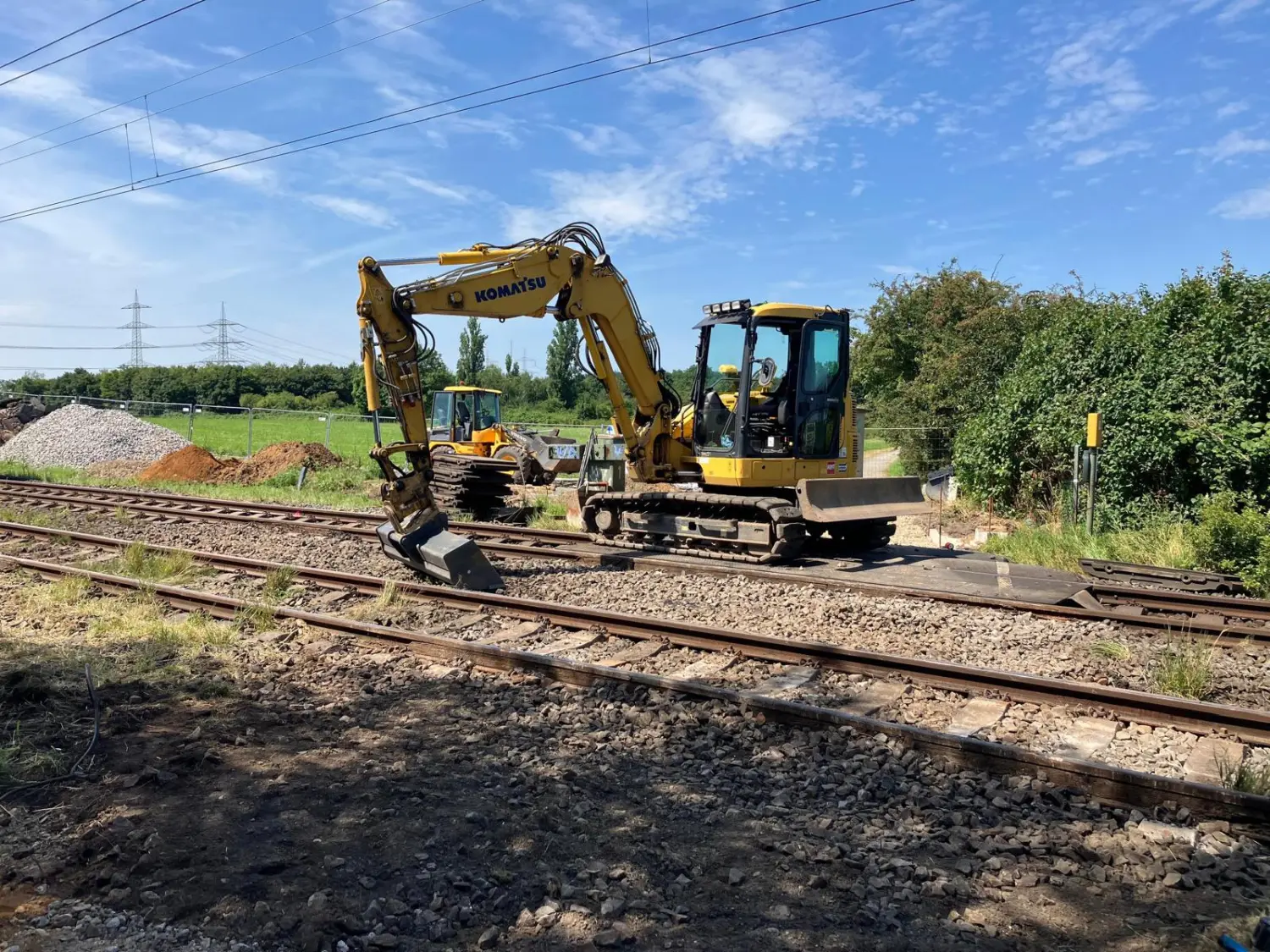 Gleisbau durch Ronnenberg/Vörie die BTH Bahn und Tiefbau GmbH
